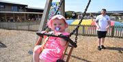 The toddler swing at Puxton Park
