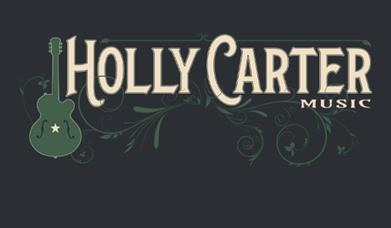 The name Holly Carter written on a blank background