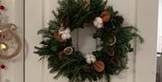 Christmas Wreath with oranges