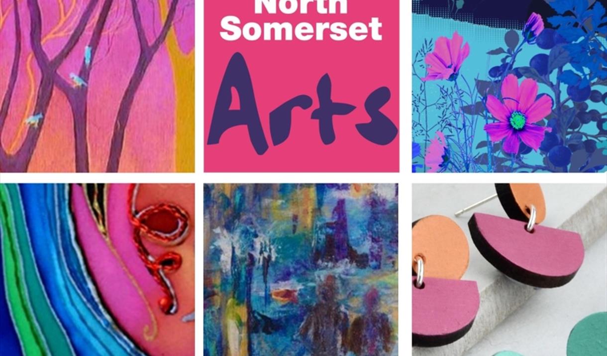 Colourful artwork from North Somerset Arts