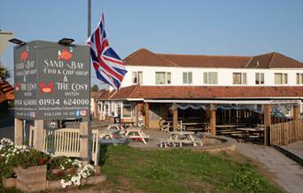 Sand Bay fish and chip shop