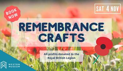 Poster for remembrance crafts event