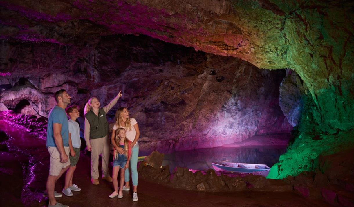 Wookey Hole caves family tour