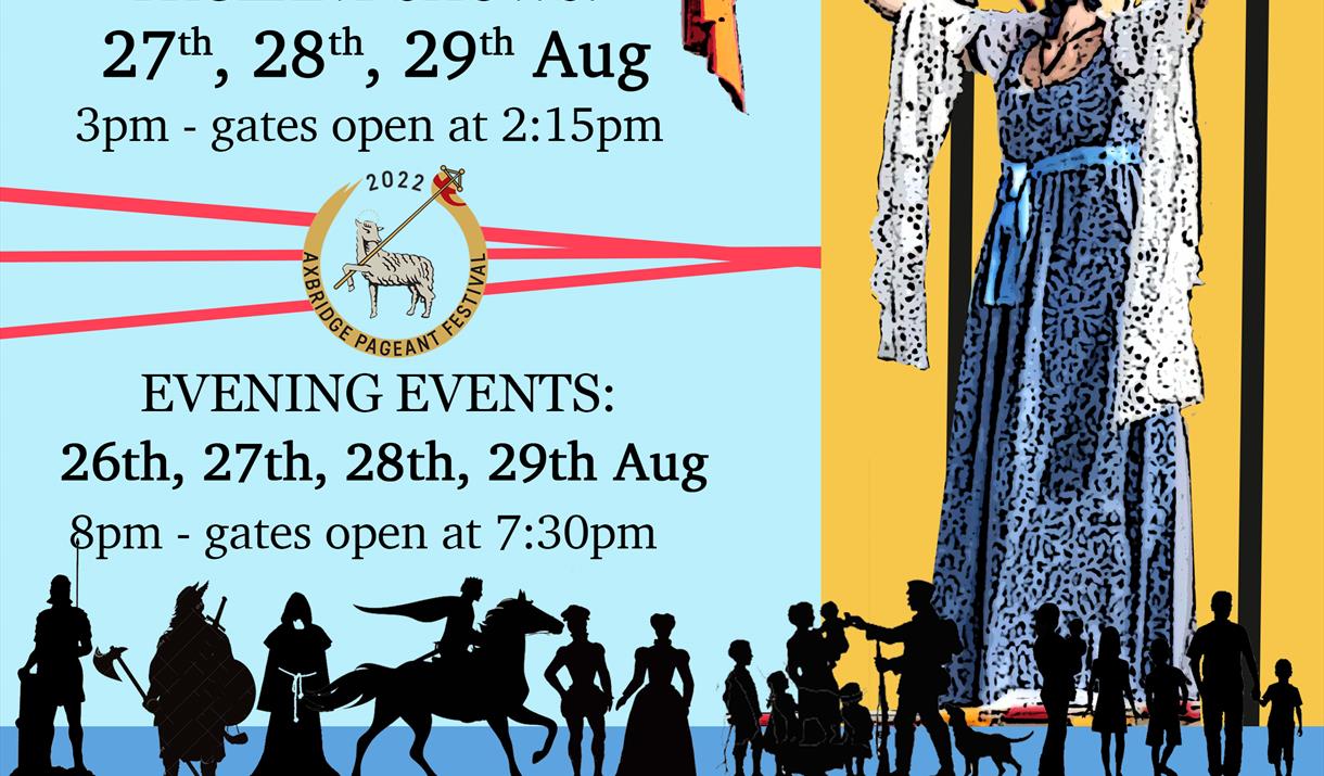 Poster showing timings of Axbridge Festival