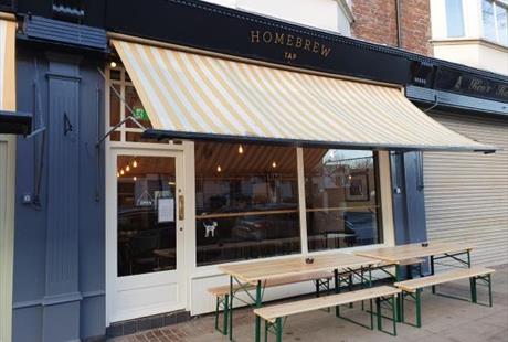 Exterior of Homebrew Tap in New Brighton, Wirral