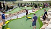 Friends group at Championship Mini Golf
