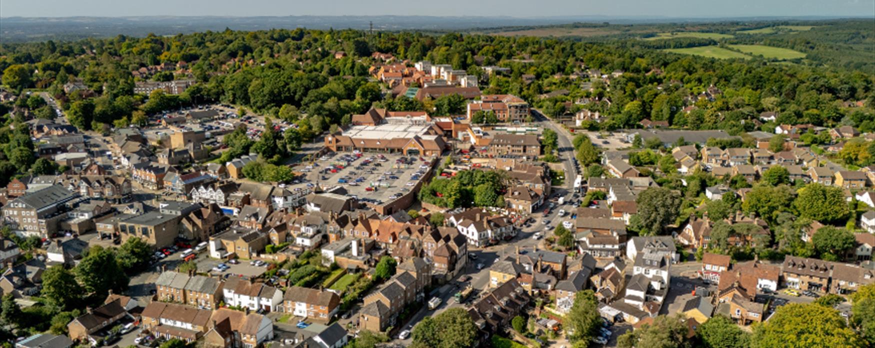 Image of birds eye view of Crowborough