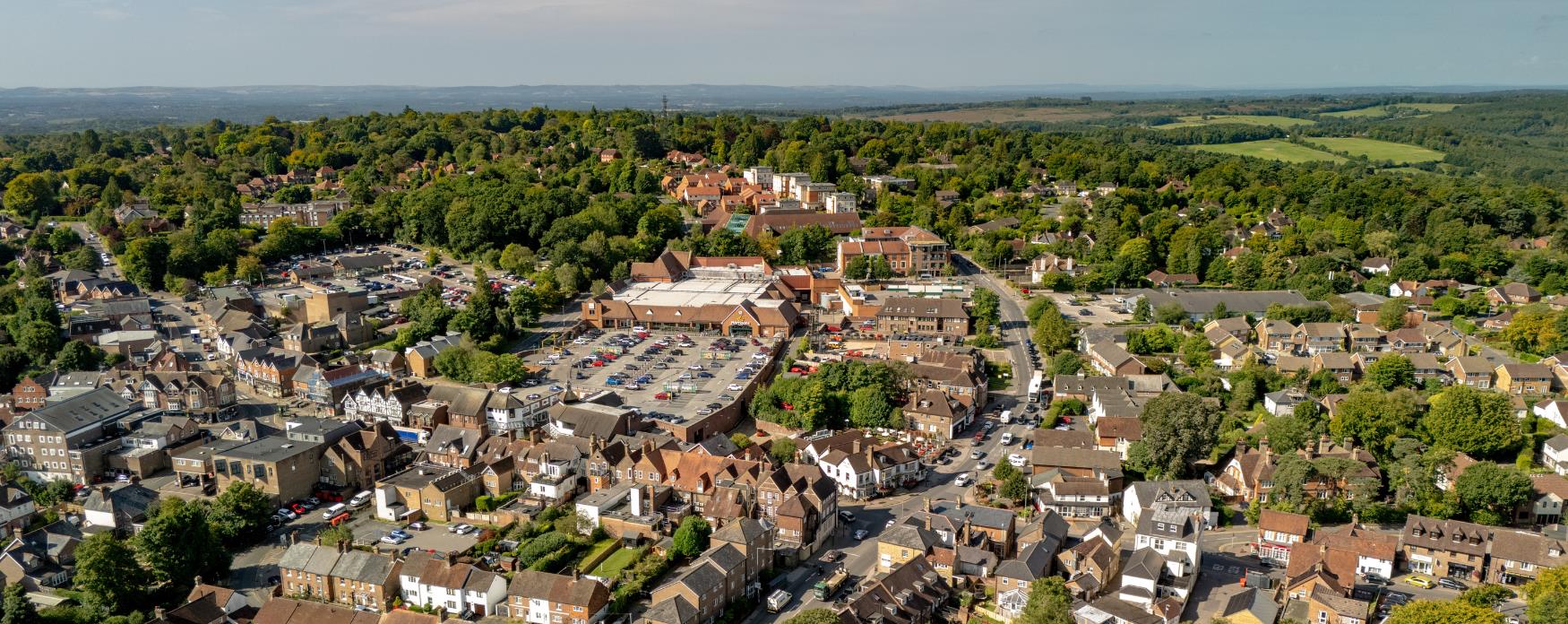 Image of birds eye view of Crowborough