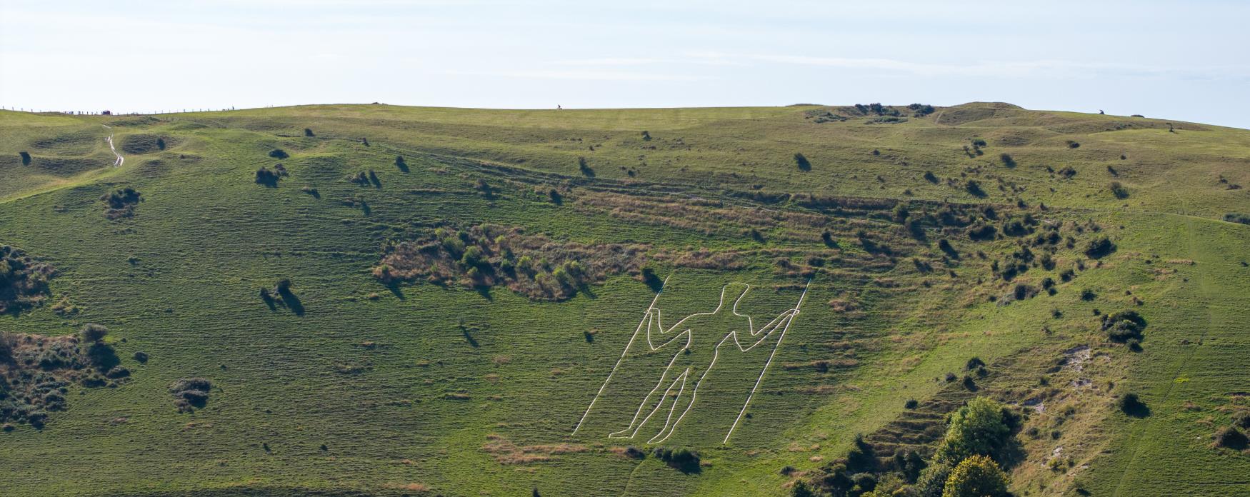 birds eye view image of long man of Wilmington