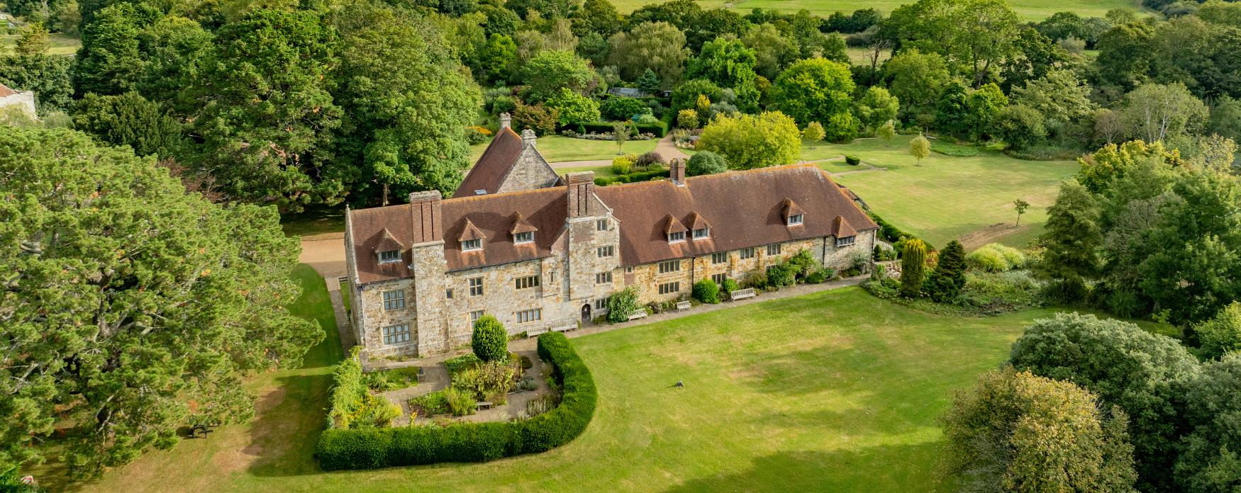 birds eye view image of Michelham Priory