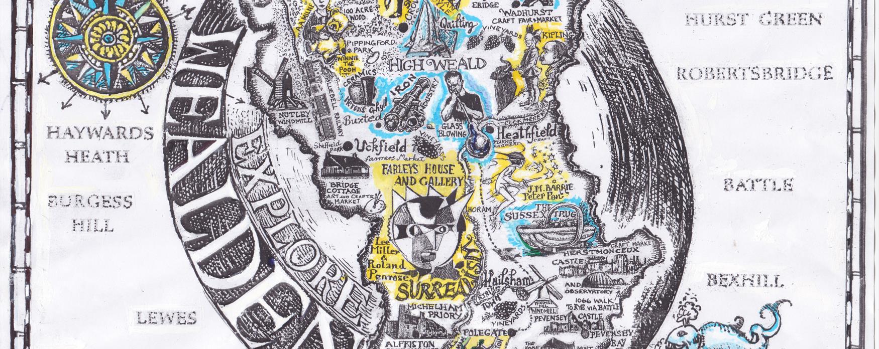 a cultural map of Wealden