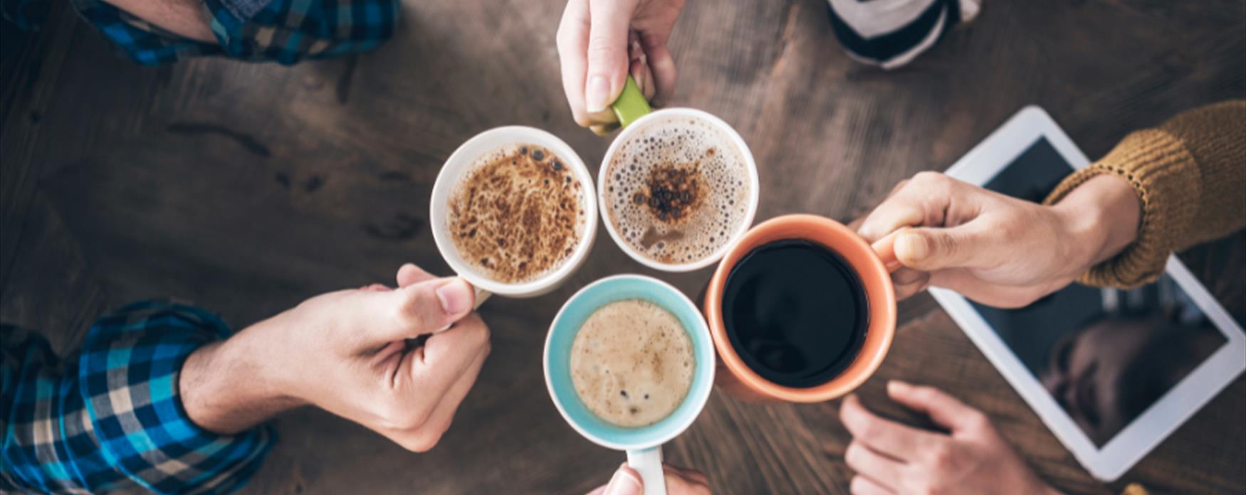 Friends Sharing Coffee