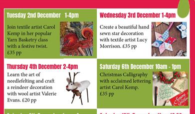 Festive Workshops at Gallery North