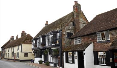 Front of the hotel at The Star Hotel, Alfriston