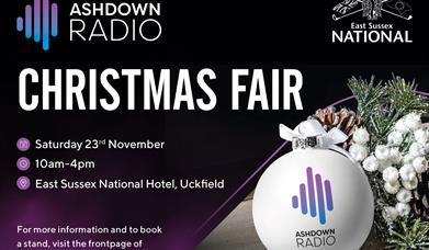 Image of Ashdown Radio_Christmas Fair poster