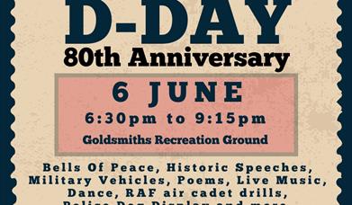 80th Anniversary of D-Day at Goldsmiths Recreation Ground