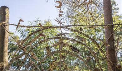 Image of the archway at Wilderness Wood