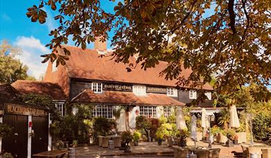 Exterior shot of Blackboys inn