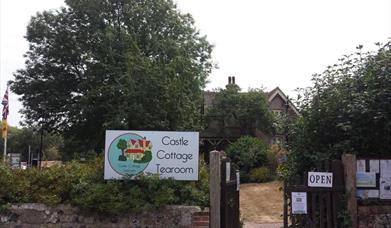 Castle Cottage Tea Rooms Outside the front of the tea rooms