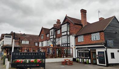 exterior of the Brambletye Hotel