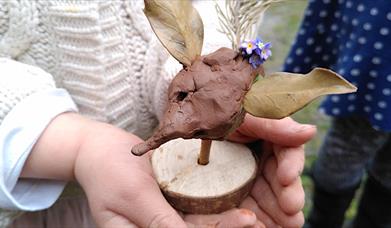 Image of a creations made at Nature Makers at Ashdown Forest