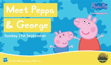 Artwork for Peppa and George meet and greet