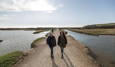 Image of two walkers at Seven Sisters Country Park