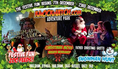 Festive Christmas Fun at Knockhatch Adventure Park