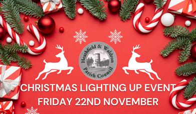 image of Heathfield Christmas Lighting up event poster