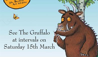 Image of the See the Gruffalo at Spa Valley Railway poster