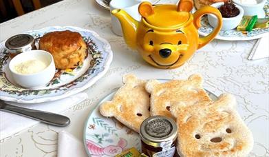 Food served at the Pooh Corner