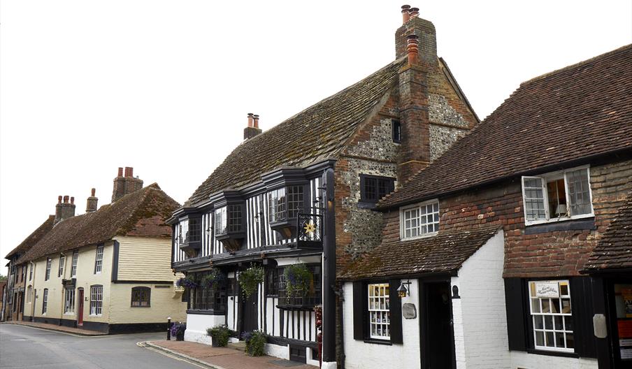 Front of the hotel at The Star Hotel, Alfriston