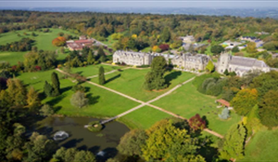 Exterior shot of Ashdown Park Hotel