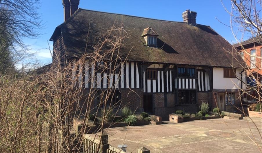 Exterior shot of Bridge Cottage's building 
