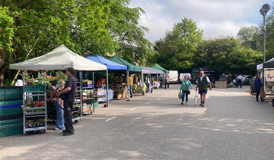 Heathfield Farmers Market stalls