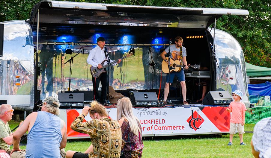 Weald on the Field Airstream Stage