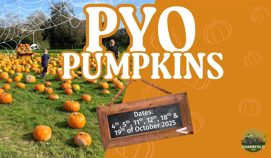 PYO Pumpkin at Sharnfold Farm Poster