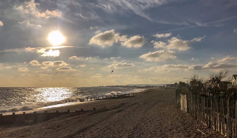 Pevensey Beach Sunset