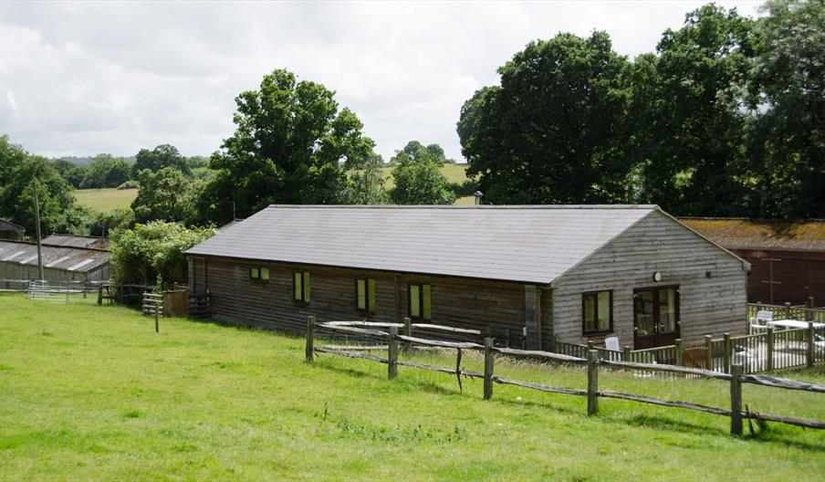 Exterior Shot of Games Barn