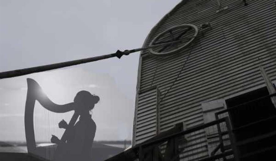 Harp at the mill