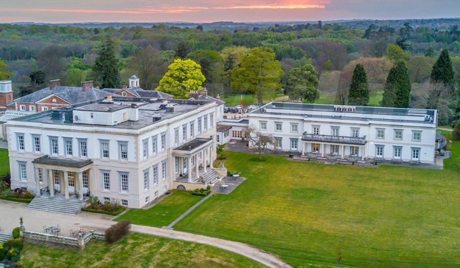 Exterior shot of Buxted Park Hotel