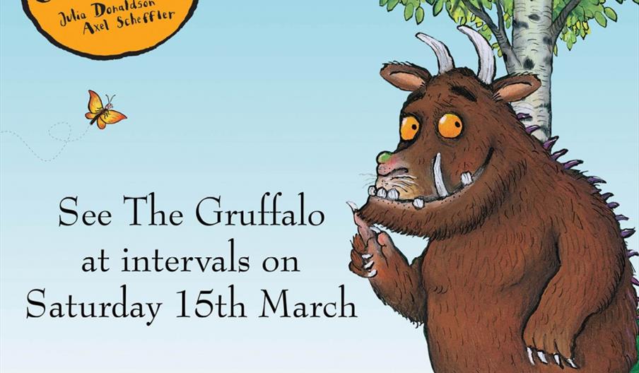 Image of the See the Gruffalo at Spa Valley Railway poster