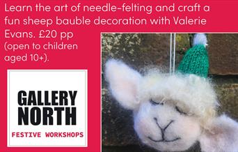 Festive Workshop - Needle-felted sheep bauble