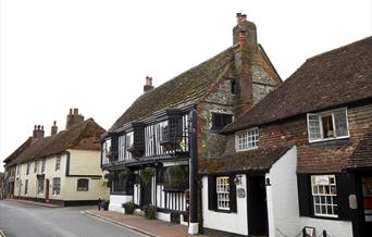Front of the hotel at The Star Hotel, Alfriston