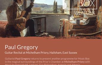 Paul Gregory – Guitar recital at Michelham Priory
