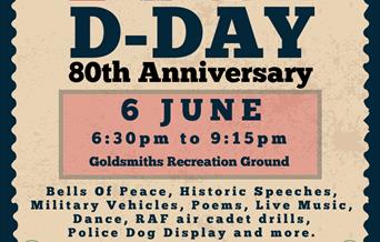 80th Anniversary of D-Day at Goldsmiths Recreation Ground