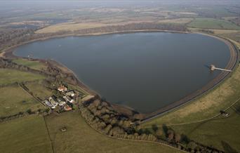 Arlington Reservoir Aerial Shot