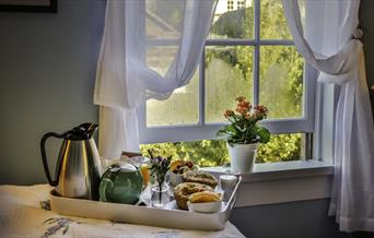 Breakfast Tray in accommodation