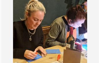 360 degree brewing: Lino printing workshop