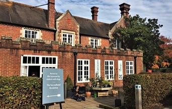 Exterior shot of Coach House Tea Room Sheffield Park